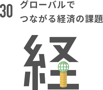 グローバルでつながる経済の課題 社会課題カテゴリ 社会課題解決中マップ